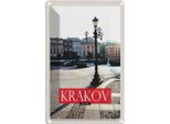 Vianmo Insegna Di Latta 18X12 Cm Krakow GebäUde Polen Innenstadt