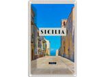 Vianmo Insegna Di Latta 30X20 Cm Sizilien Italien Europa Urlaubsort