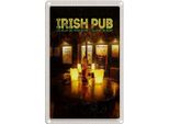 Vianmo Insegna Di Latta 18X12 Cm Irland Irisches Pub Wein Alkohol