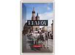 Vianmo Insegna Di Latta 18X12 Cm Krakow Polen Pferd Innenstadt Kirche