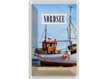 Vianmo Insegna Di Latta 30X20 Cm Nordsee Strand Schiff Meer