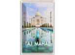 Vianmo Insegna Di Latta 18X12 Cm Indien Vordergarten Taj Mahal