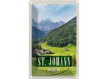 Vianmo Insegna Di Latta 18X12 Cm St. Johann In Tirol Sommer Berg Reise