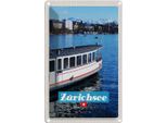 Vianmo Insegna Di Latta 18X12 Cm ZüRich Schiff Boot See Stadt Gebirge