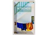 Vianmo Insegna Di Latta 30X20 Cm Griechenland Greece Mykonos GebäUde