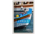 Vianmo Insegna Di Latta 18X12 Cm Greece Griechenland Sommer Boot Meer