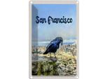 Vianmo Insegna Di Latta 18X12 Cm San Francisco Aussicht Auf Stadt Rabe