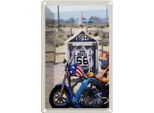 Vianmo Insegna Di Latta 30X20 Cm Amerika Route 66 Biker California