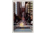 Vianmo Insegna Di Latta 30X20 Cm San Francisco StraßE Autos Stadt