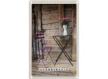 Vianmo Insegna Di Latta 30X20 Cm Skandinawien Terasse Stuhl Tisch Blume