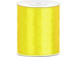 Nastro Di Raso Giallo 25 M 100 Mm Di Larghezza