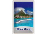 Vianmo Insegna Di Latta 30X20 Cm Bora Bora Insel Sonne Strand