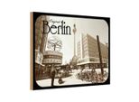 Vianmo Insegna In Legno 12X18 Cm Berlin Original Fernsehturm Foro