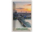 Vianmo Insegna Di Latta 18X12 Cm KöLn Deutschland Stadttrip Dom BrüCke
