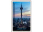 Vianmo Insegna Di Latta 30X20 Cm DüSseldorf Fernseherturm Ausblick Trip