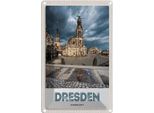 Vianmo Insegna Di Latta 18X12 Cm Dresden Deutschland Architektur Stadt
