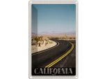 Vianmo Insegna Di Latta 30X20 Cm California Amerika Strand StraßE WüSte