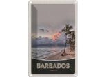 Vianmo Insegna Di Latta 30X20 Cm Barbados Strand Meer