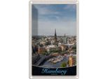 Vianmo Insegna Di Latta 30X20 Cm Hamburg Deutschland Hafen Stadt Boote