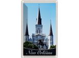 Vianmo Insegna Di Latta 30X20 Cm New Orleans Usa Amerika Kirche