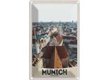 Vianmo Insegna Di Latta 18X12 Cm MüNchen Altstadt Kirche