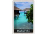 Vianmo Insegna Di Latta 30X20 Cm Malediven Amerika Insel Meer Sonne