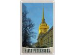 Vianmo Insegna Di Latta 30X20 Cm Saint Petersburg Kirche Architektur