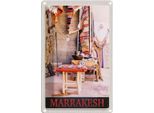 Vianmo Insegna Di Latta 18X12 Cm Marrakesch Marokko Kultur