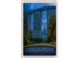 Vianmo Insegna Di Latta 30X20 Cm Singapur Asien Architektur Hochhaus