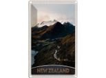 Vianmo Insegna Di Latta 30X20 Cm Neuseeland Gebirge Insel Stadt StraßE