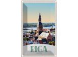 Vianmo Insegna Di Latta 30X20 Cm Riga Lettland Kirche Architektur