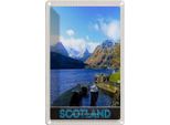 Vianmo Insegna Di Latta 30X20 Cm Schottland Insel Gebirge Schnee Trip