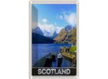 Vianmo Insegna Di Latta 30X20 Cm Schottland Insel Gebirge Schnee Trip