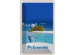 Vianmo Insegna Di Latta 30X20 Cm Polynesien Trauminsel Australien Boot