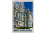 Vianmo Insegna Di Latta 18X12 Cm Saint Petersburg Russland