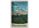 Vianmo Insegna Di Latta 18X12 Cm Tegalalang Indonesien Asien Tropen