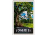 Vianmo Insegna Di Latta 30X20 Cm Yosemite Amerika Natur BäUme Gebirge