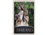 Vianmo Insegna Di Latta 18X12 Cm Thailand Tropen Frau Religion