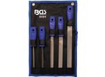 Bgs 8494 | Set Di Lime Per Officina | 5 Pezzi | Set Di Lime | Lime Piatte, Semitonde, Triangolari, Rotonde
