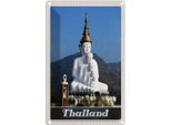 Vianmo Insegna Di Latta 18X12 Cm Thailand Wald Tempel Gott