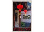 Vianmo Insegna Di Latta 18X12 Cm Peking China Kultur Rote Laterne