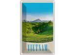 Vianmo Insegna Di Latta 30X20 Cm Vietnam Natur Wiese Ackkerbau BäUme