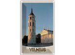 Vianmo Insegna Di Latta 18X12 Cm Vilnius Litauen Kirche