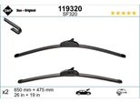 Swf Das Original Spazzola Tergicristallo Anteriore Per Nissan Qashqai Iii (J12) Senza Telaio