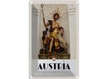 Vianmo Insegna Di Latta 30X20 Cm ÖSterreich Skulptur Jesud Gold Schaf