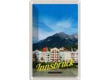 Vianmo Insegna Di Latta 18X12 Cm Innsbruck Aussicht Stadt