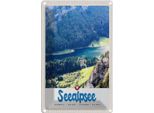 Vianmo Insegna Di Latta 30X20 Cm Seealpsee Schweiz Natur WäLder See