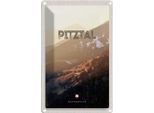 Vianmo Insegna Di Latta 30X20 Cm Pitztal Gebirge Schnee Natur