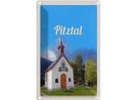 Vianmo Insegna Di Latta 18X12 Cm Pitztal Kirche ÖSterreich