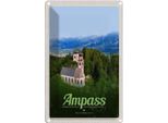 Vianmo Insegna Di Latta 30X20 Cm Ampass ÖSterreich Kirche Im Wald Natur